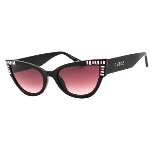 Guess GU7901 01T shiny black / gradient bordeaux Sunglasses One Size